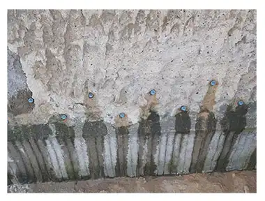 Horizontalsperre – Injektion