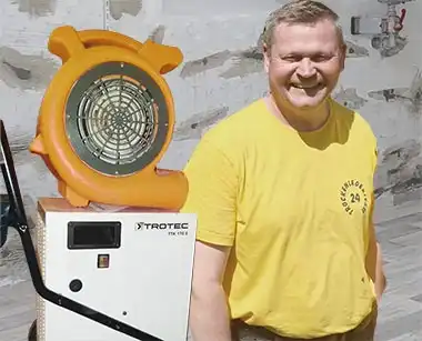 Bautrockner in Berlin im Einsatz