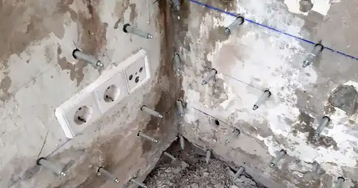 Auswirkungen von Salpeterausblühungen