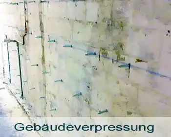 Gebäudeabdichtung mit moderner Verpressung